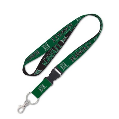 NCAA Hawaii Rainbow Warriors Logo Lanyard