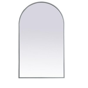 Elegant Lighting Metal Frame Arch Mirror 24x40 Inch in Silver - 1 of 4