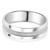 Pompeii3 Mens 6mm Comfort Fit Platinum Wedding Band - 4 of 4