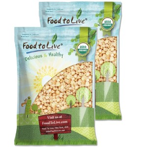 Organic Macadamia Nut Halves and Pieces - Non-GMO, Unsalted, Unroasted, Kosher, Raw, Vegan, Bulk - 1 of 4