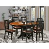 Southwestern Dining Set 5 Piece Table & Chair Set - Modern Farmhouse Kitchen Furniture - 2 of 4