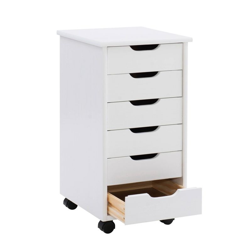 Cary 6 Drawer Rolling Storage Cart - Linon, 5 of 23