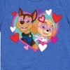 Boys' - Paw Patrol - Chase Sky Hearts Short Sleeve Graphic T-Shirt - 2 of 4