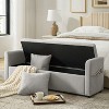 Andrea Modern Storage Bench|ARTFUL LIVING DESIGN - 2 of 4