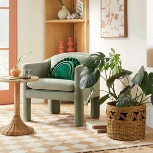 Linaria Fully Upholstered Velvet Accent Chair - Opalhouse™ designed with Jungalow™ - 1 of 4