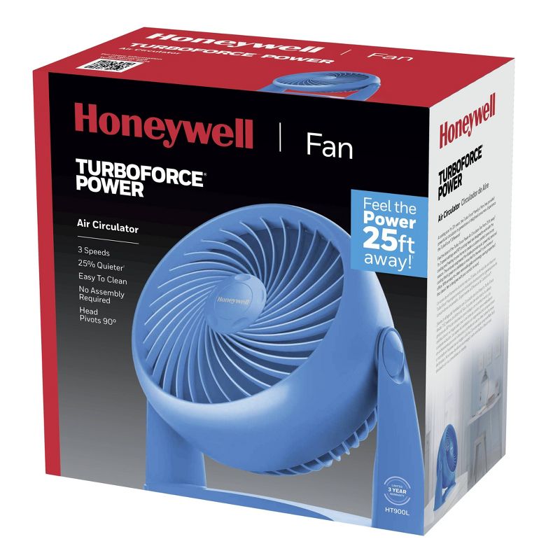 Honeywell Turbo Force Table Air Circulator Fan, 3 of 10