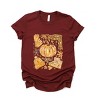 Simply Sage Market Fall Pumpkin Collage Glitter Short Sleeve Tee - 2 of 4