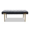 TiramisuBest Industrial Counter-Height Bench - Light Gray Foam-Cushioned Seat for Kitchen & Dining - 3 of 4