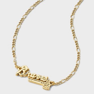 Bijoux Sport by Luv Aj MLB Gold Nameplate Pendant Necklace - 1 of 4