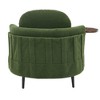 Anybear 42.5" Green Modern Lounge Chair with Footstool - 4 of 4