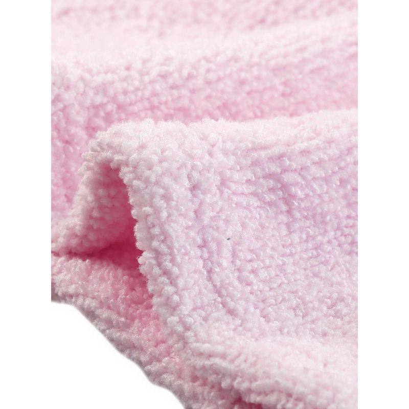 cheibear Women's Bath Gym Towel Wrap Robe Spa Towels with Shower Cap Bathrobe, 5 of 6