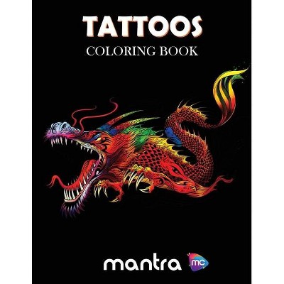 Tattoos Coloring Book - by  Mantra (Paperback)