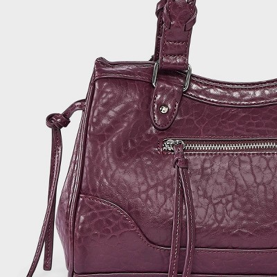 Сумки Wild Fable Whipstitch Handle Satchel - Wild Fable™ with Olivia Dayton Burgundy — фото 4
