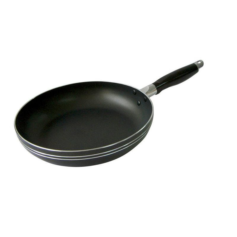 Bene Casa Aluminum Fry Pan 12 in. Black, 1 of 2