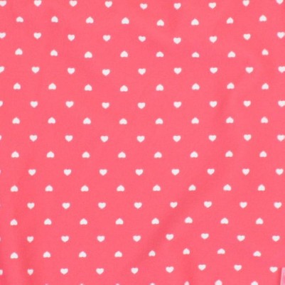 hot pink heart polka