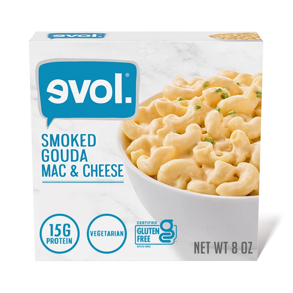 EVOL, SMOKED GOUDA MAC & CHEESE