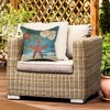 Liora Manne Marina Holiday Indoor/Outdoor Pillow.. - 3 of 4