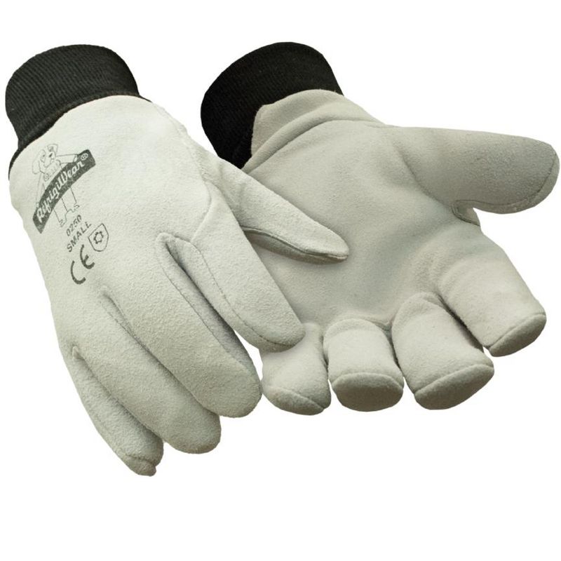 RefrigiWear Fleece Lined Insulated Deerskin Leather Gloves, 1 of 7