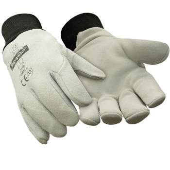 RefrigiWear Fleece Lined Insulated Deerskin Leather Gloves