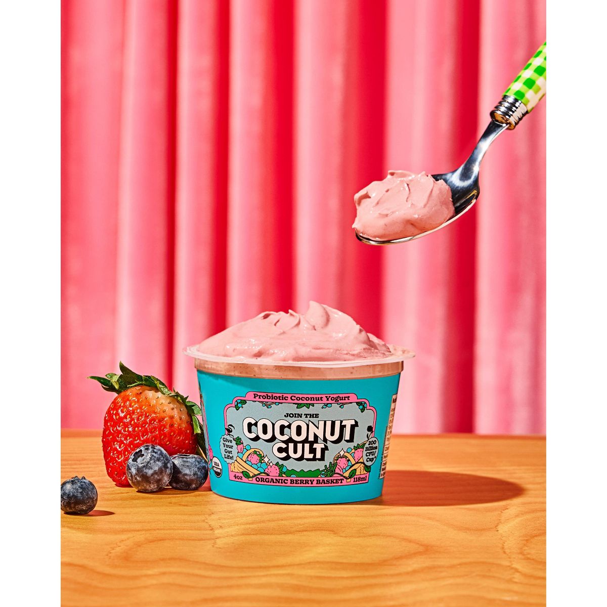 The Coconut Cult Organic Berry Basket Coconut Yogurt - 4oz - thumbnail 4