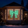 Syemin Decorative Holiday Scene Props Outdoor Giant Bowknot Christmas Decoration for Front Door Gate Wall Holiday Party, Green, 28.3"*28.3"*26.8" - 3 of 4
