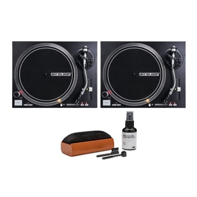 Reloop RP4000MK2 Professional Turntable System (Pair) with Record Care System