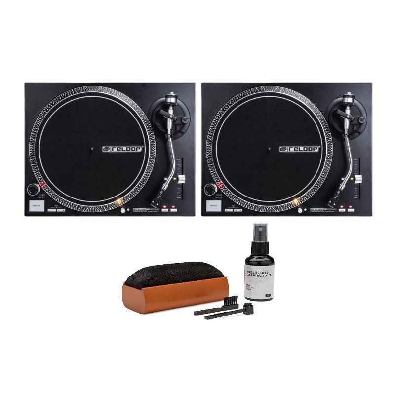Reloop RP4000MK2 Professional Turntable System (Pair) with Record Care System, 1 of 4
