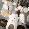 4.75"  5"  5.5" & 6" Sullivans Christmas Wood Animal Ornament Set of 4  Multicolor - 2 of 3