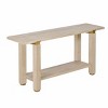 62.9" Modern Minimalist Console Table with Open Shelf, Stylish Console Tables for Hallway, Entryway or Living Room Display and Storage-The Pop Home - 4 of 4