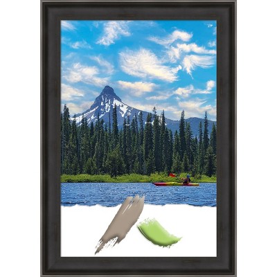 Amanti Art Allure Charcoal Wood Picture Frame