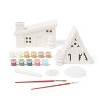 2ct Ceramic Christmas Village Painting Kit - Mondo Llama™ - 3 of 4