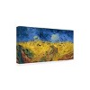 Trademark Fine Art -Vincent van Gogh 'Wheatfield with Crows' Canvas Art - 3 of 4