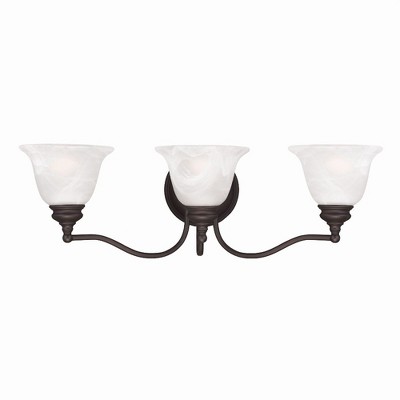 Livex Lighting Essex 3 - Light Vanity in  Bronze