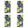Saro Lifestyle Dinner Napkins With Lemon Design (Set of 4) - 3 of 4