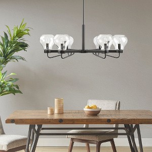 6-Light Chandelier with Bowl Shaped Glass Shades - 1 of 1