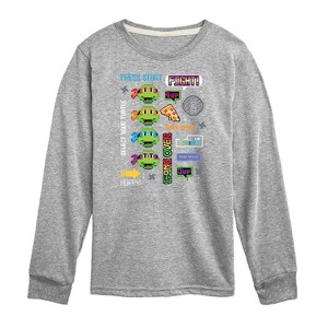 Boys' - Teenage Mutant Ninja Turtles - Icon Cluster Long Sleeve Graphic T-Shirt - 1 of 4