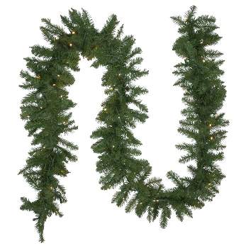 Northlight 50' x 10" Pre-Lit Northern Pine Commercial Christmas Garland - Warm White LED Lights