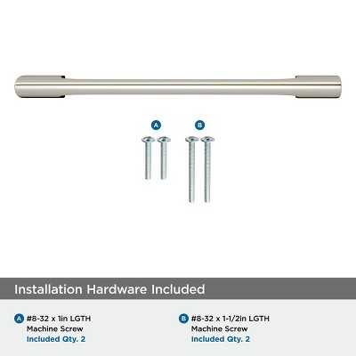 Polished Nickel Modern Cabinet Drawer Pull 5-1/16 inch
