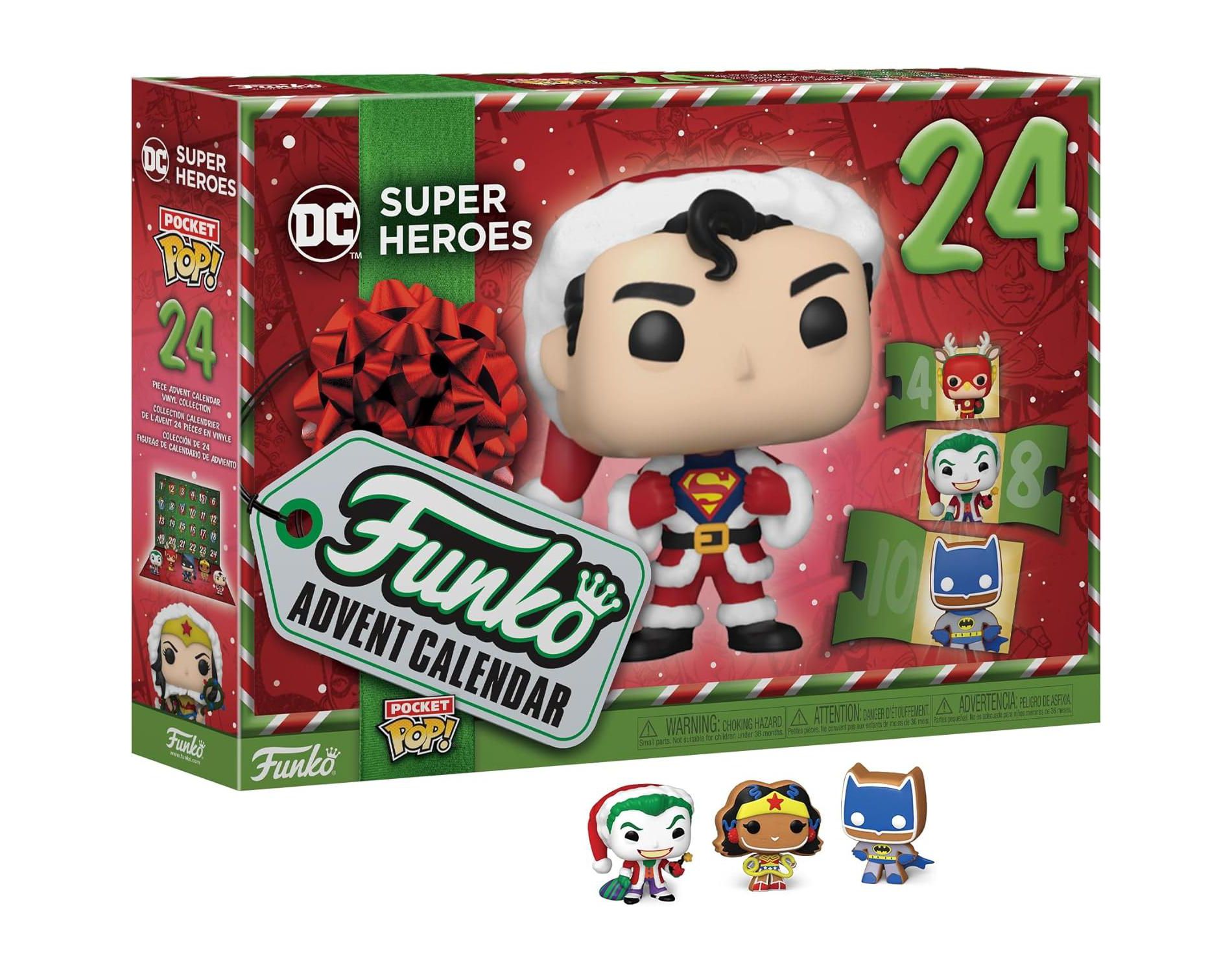 Funko Pocket Pop! DC Super Heroes 24-day Countdown Advent Calendar Mini Figures
