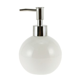 Unique Bargains Simple Round Soap Pump Dispenser for Bathroom 300ml  1 Pc - 1 of 4