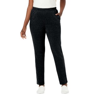Jessica London Women's Plus Size Soft Ease Pant - 1 of 4