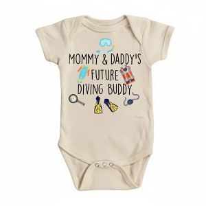 Diving Newborn Baby Onesie® Bodysuit GS1 - 1 of 4