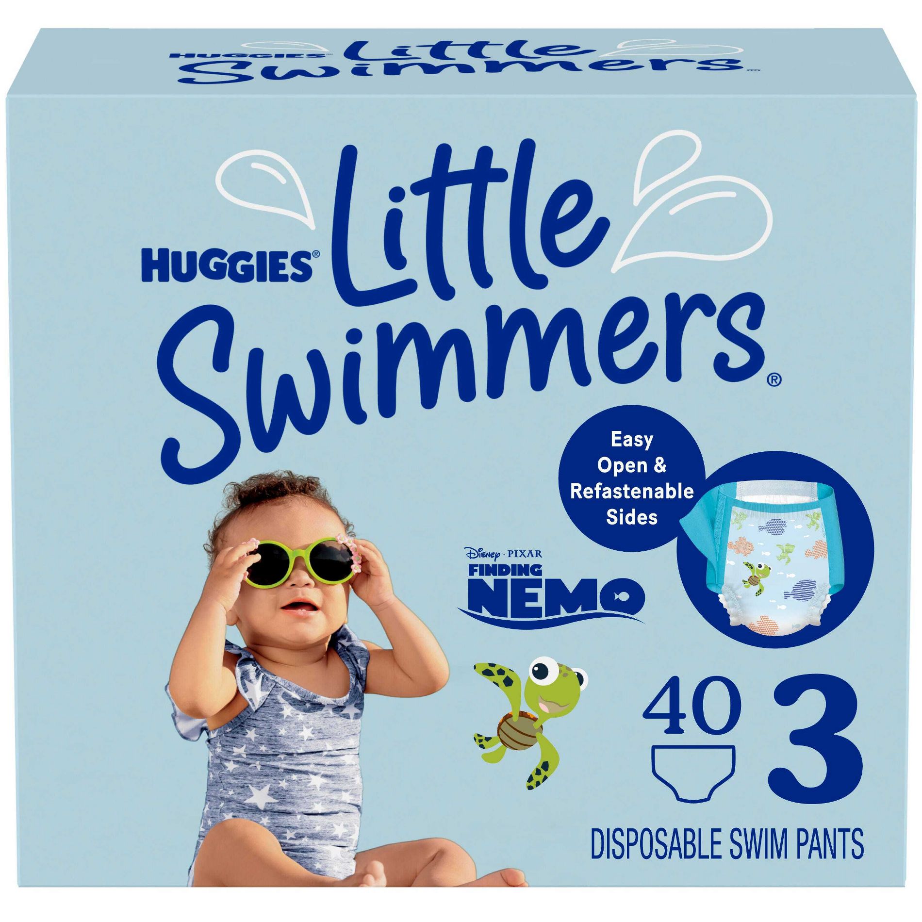 Huggies Little Swimmers Disposable Swim Diapers - Size 3 (Small) - 40ct