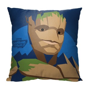 Marvel Guardians Of The Galaxy 3 Groot Throw Pillow 18x18 Inches - 1 of 2