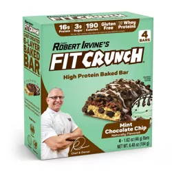 FITCRUNCH Mint Chocolate Chip Baked Snack Bar