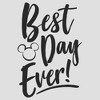 Womens Mickey & Friends Best Day Ever Racerback Tank - 2 of 4