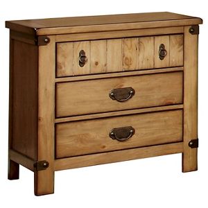 Rosia Country Inspired Nightstand With Usb Outlet Light Brown Iohomes Target