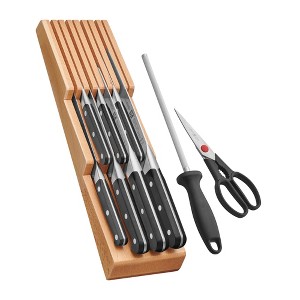 ZWILLING Pro 10-pc Knife Block Set with In-Drawer Knife Tray - 1 of 1