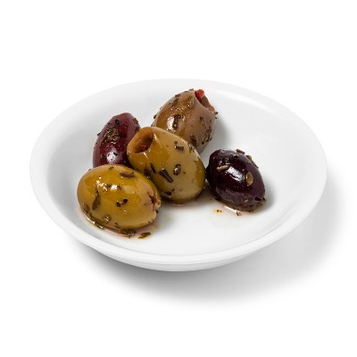 Greek Herbed Olive Medley with Thyme, Rosemary and Basil - 6.3oz - Good &#38; Gather&#8482;