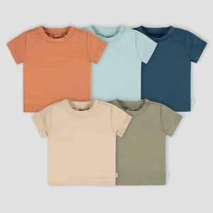 Gerber Baby 5pk Short Sleeve T-Shirt - 1 of 4